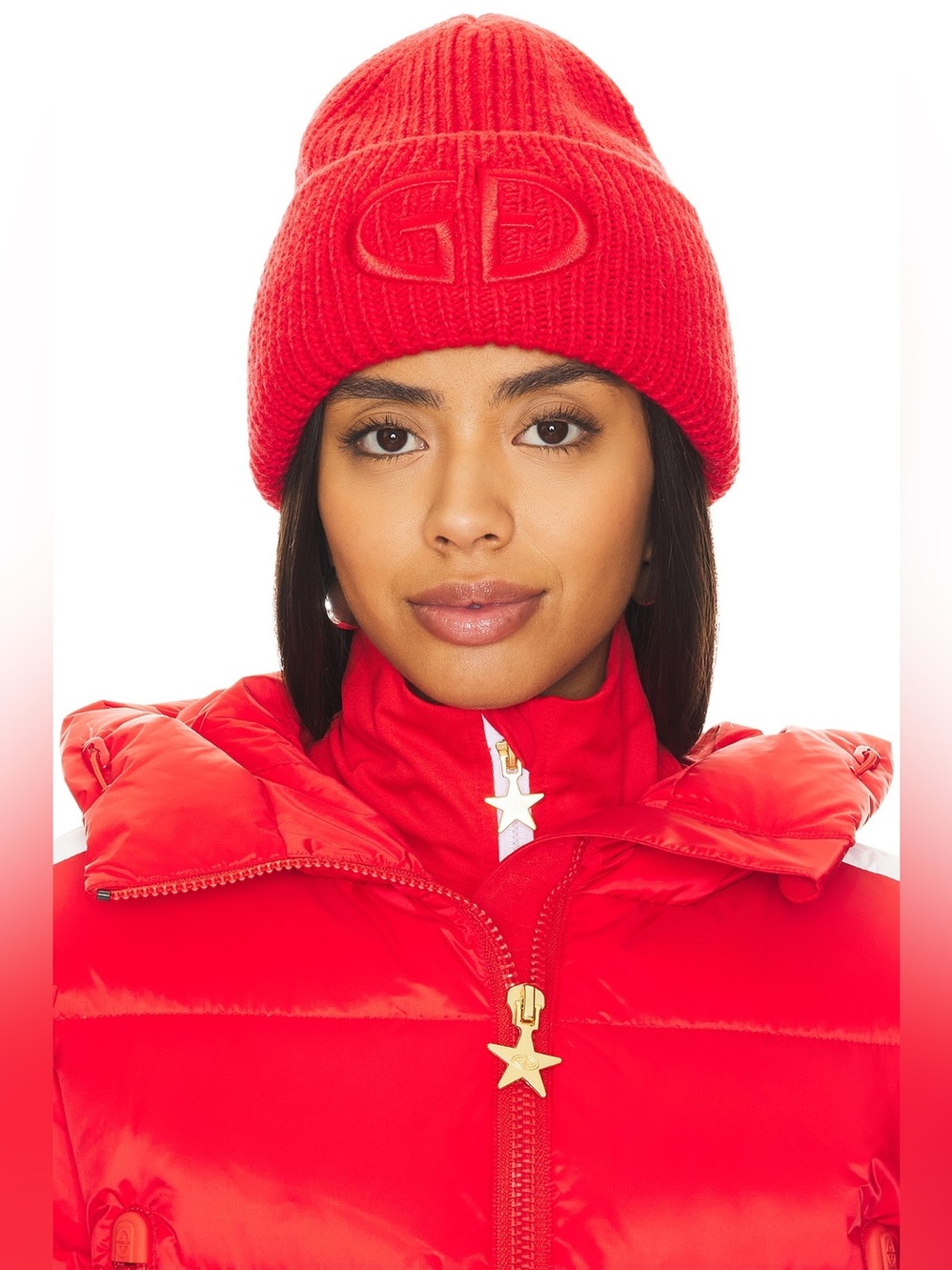 Goldbergh Valerie Beanie Ski Hat NWT Red Flame Apres Matching Hat